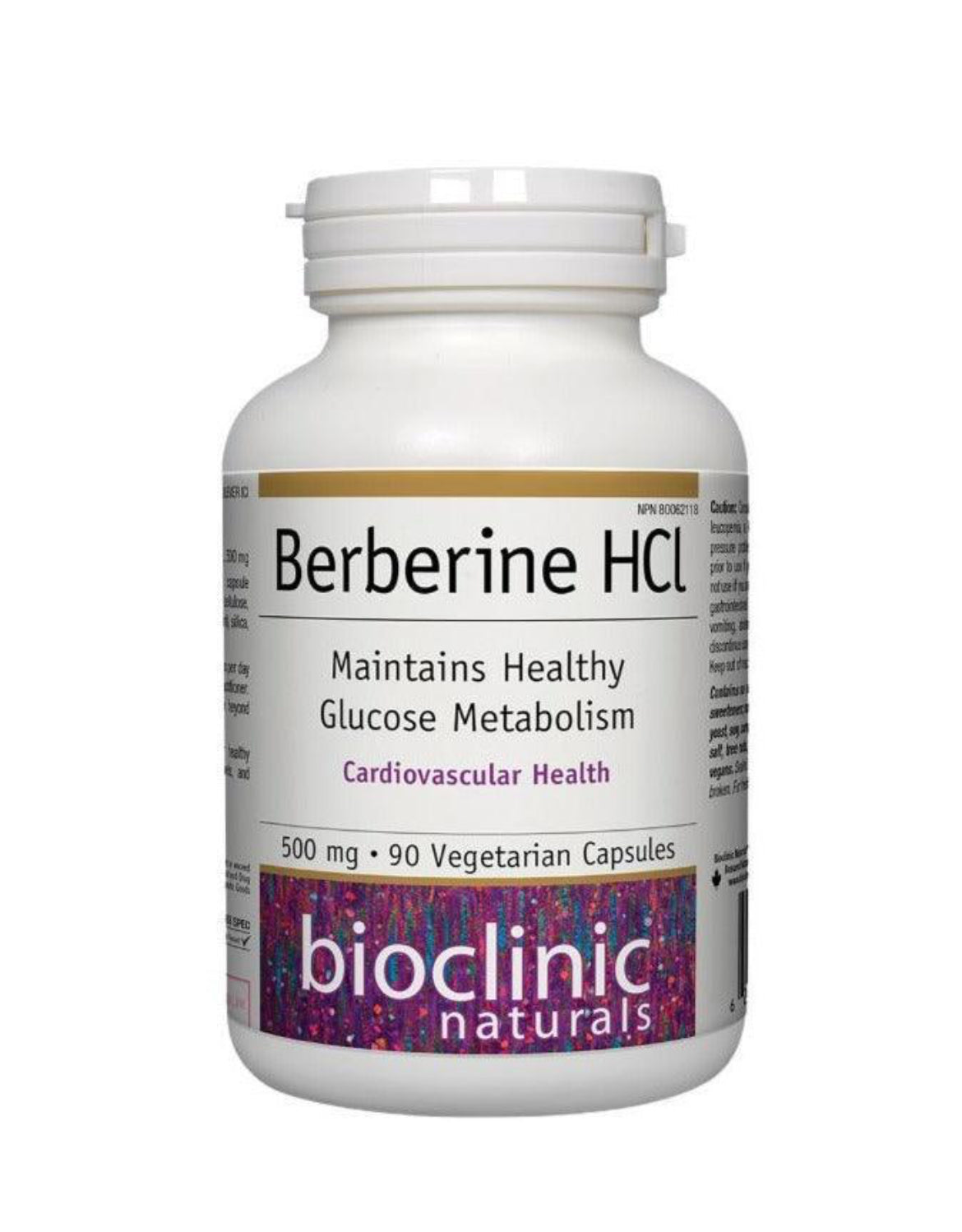 Bioclinic Berberine HCl 500mg 90 Veggie Caps