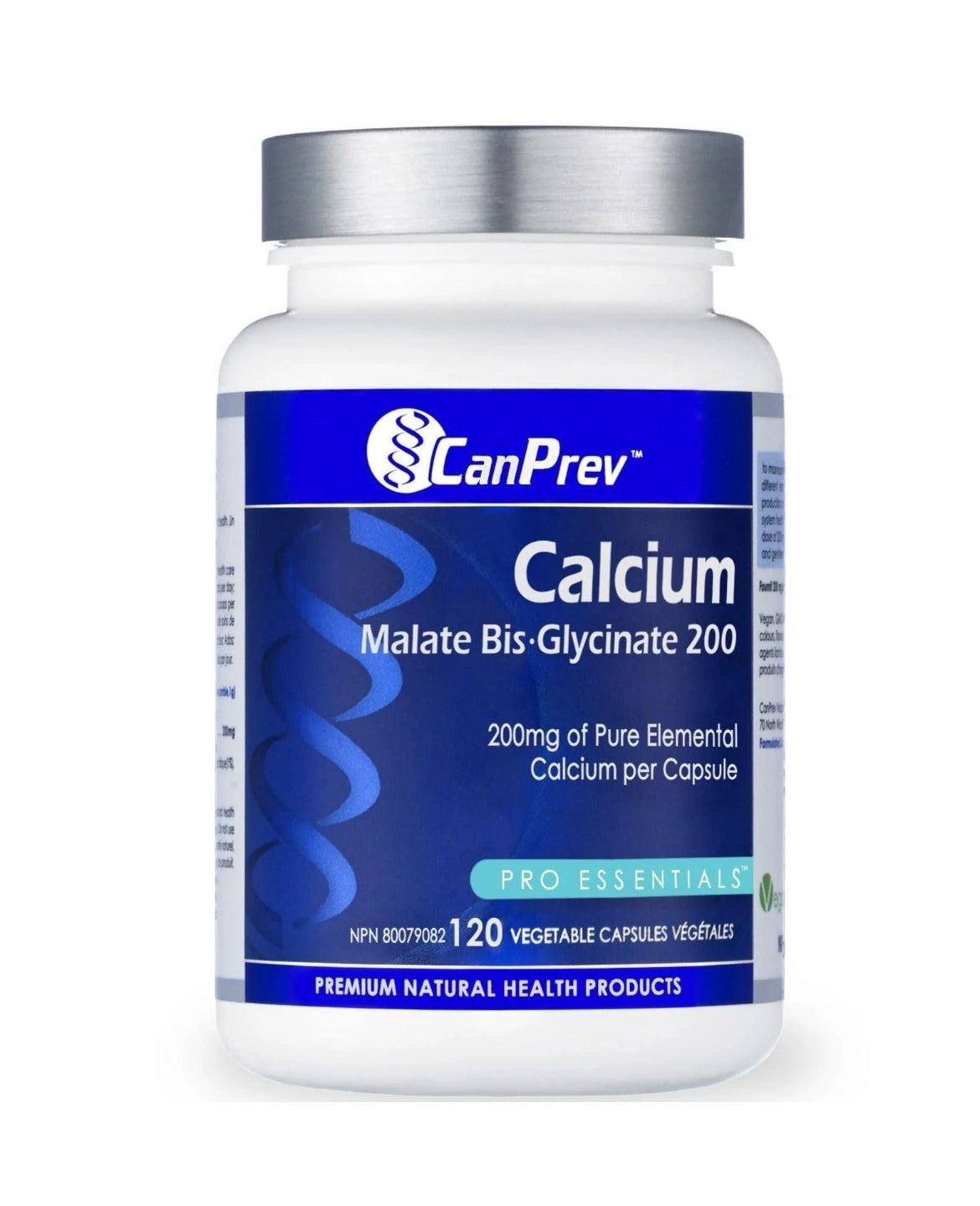CanPrev Calcium Malate Bis-Glycinate 120 Veggie Caps