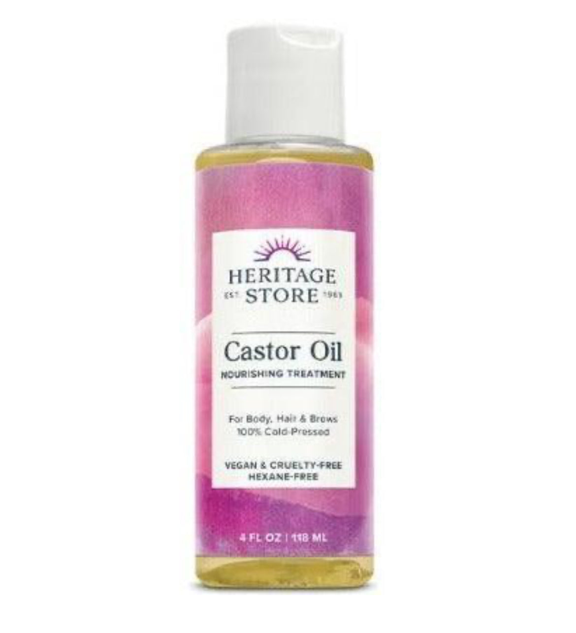 Heritage Store Castor Oil 118ml