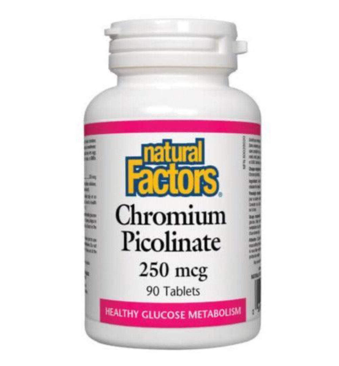 Natural Factors Chromium Picolinate 250mcg 90 Tabs