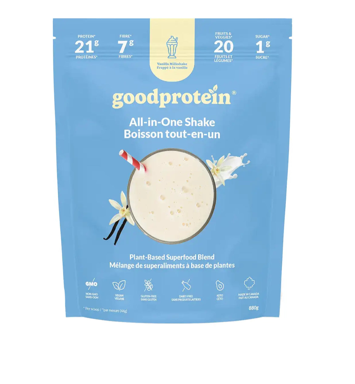Good Protein All in one shake Vanilla Milkshake 440 Grams