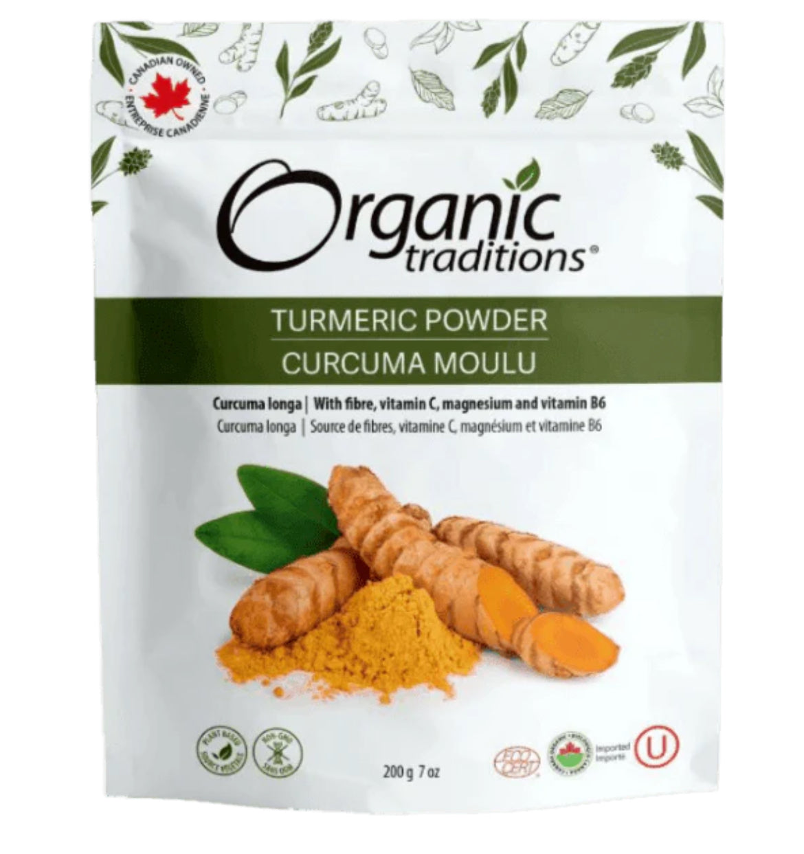 Organic Traditions Organic Turmeric Powder 200g