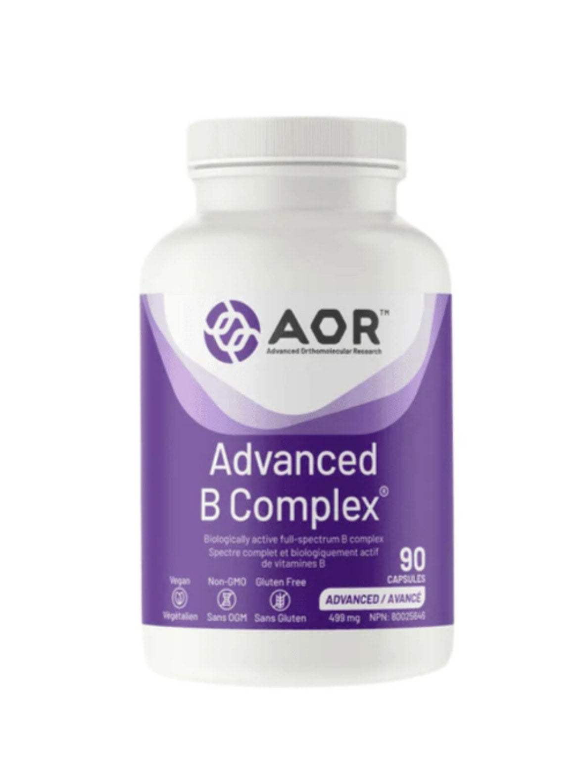 AOR Advanced B Complex 499mg 90 Capsules