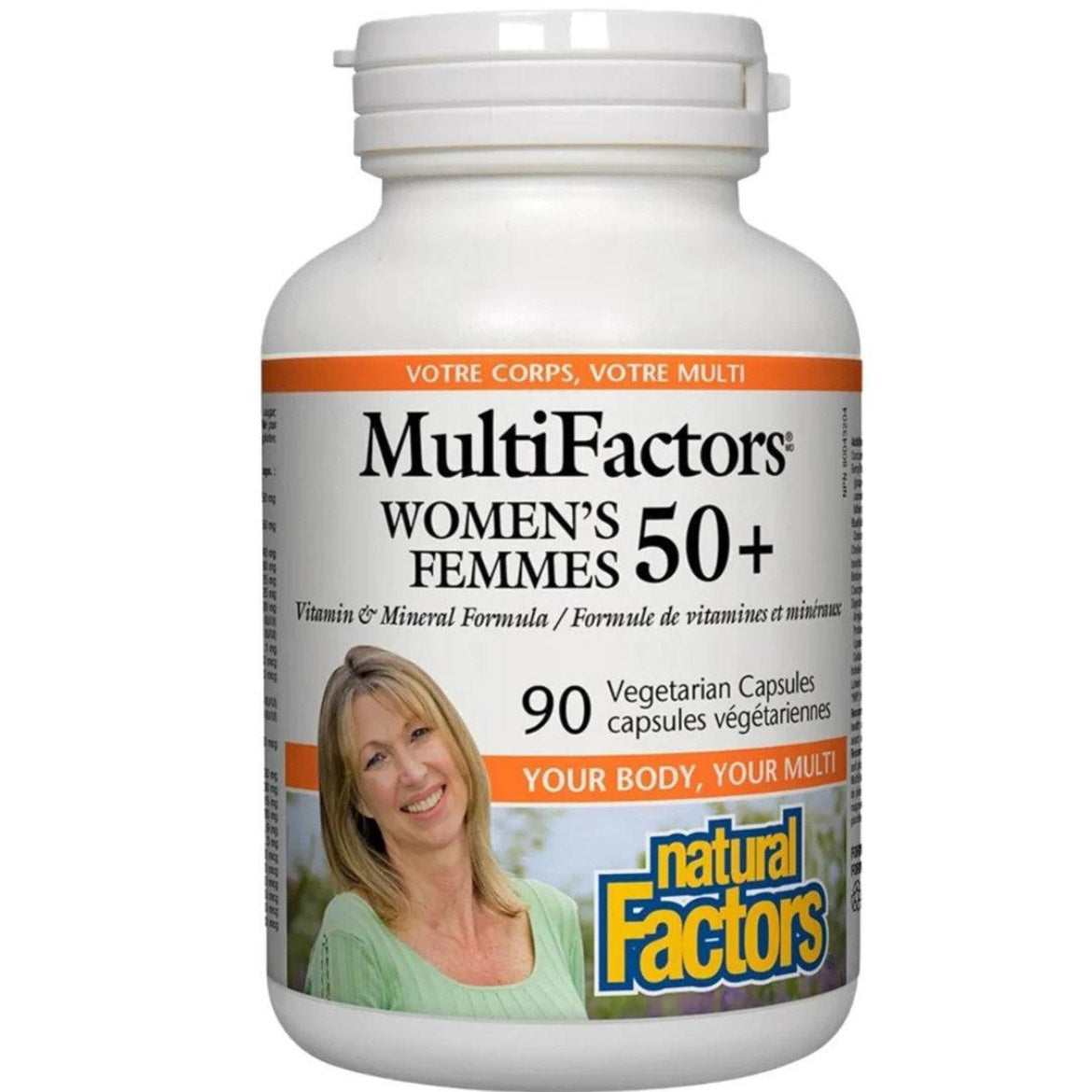 Natural Factors Multi Factors Women's 50+ 90 Veggie Caps