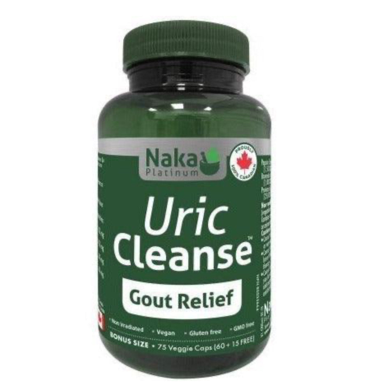 Naka Platinum Uric Cleanse 75 Veggie Caps