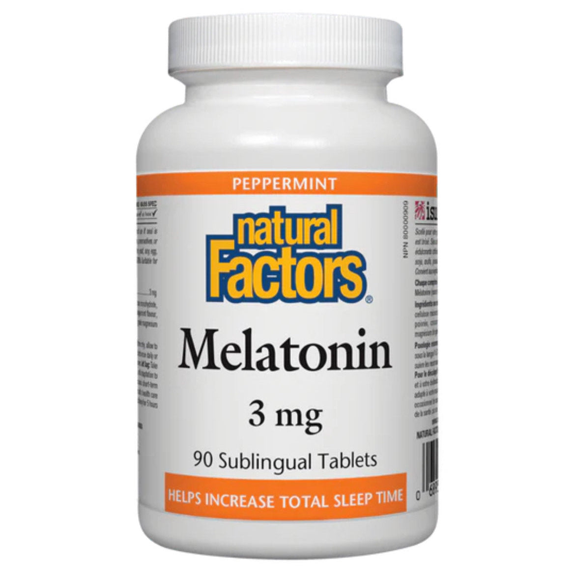 Natural Factors Melatonin 3mg 90 Sublingual Tablets