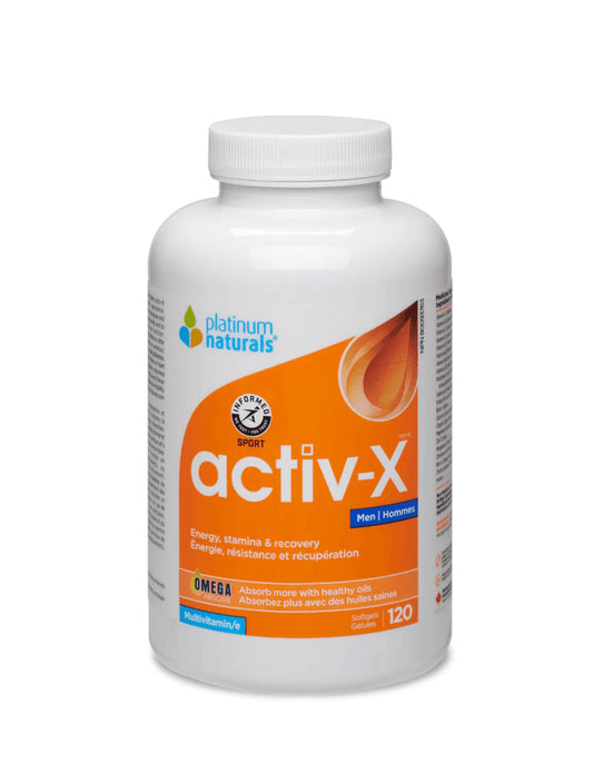 Platinum Naturals Activ X Multivitamin For Men 120 Softgels
