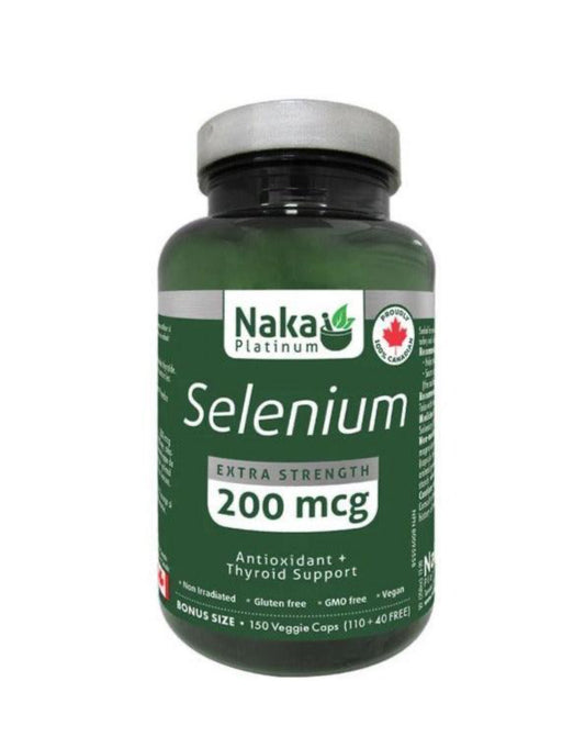 Naka Platinum Selenium 200mcg 110+40 Veggie Caps