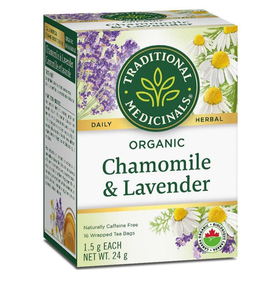 Traditional Medicinals Organic Chamomile & Lavender 16 Tea Bags
