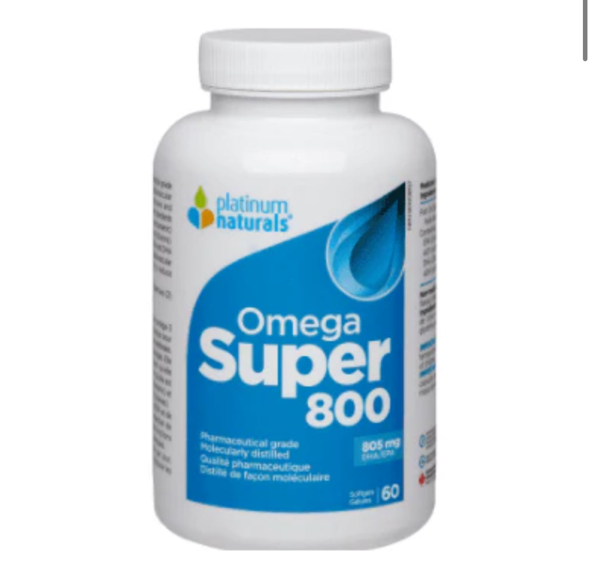 Platinum Naturals Omega Super 800 60 Softgels
