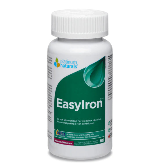 Platinum Naturals EasyIron 60 Veggie Caps