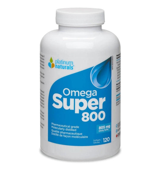 Platinum Naturals Omega Super 800 120 Softgels