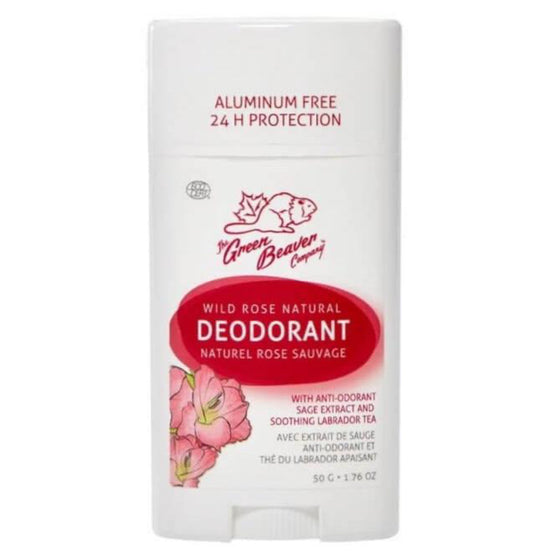 Green Beaver Natural Deodorant Wild Rose 50g