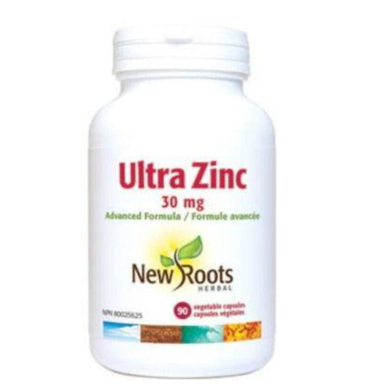New Roots Ulta Zinc 30mg 90 Veggie Caps