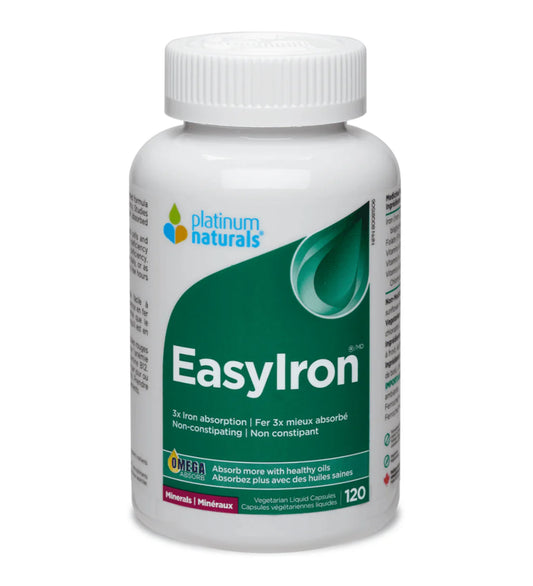 Platinum Naturals EasyIron 120 Veggie Caps