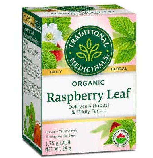 Traditional Medicinals Organic Raspberry Leaf Tea 16 Tea Bags