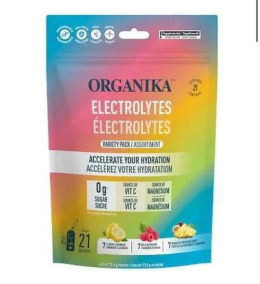 Organika Electrolytes Variety Pack 3.5g x 21 Sachets