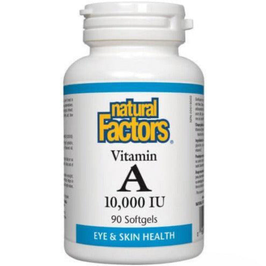 Natural Factors Vitamin A 10,000 IU 90 Softgels