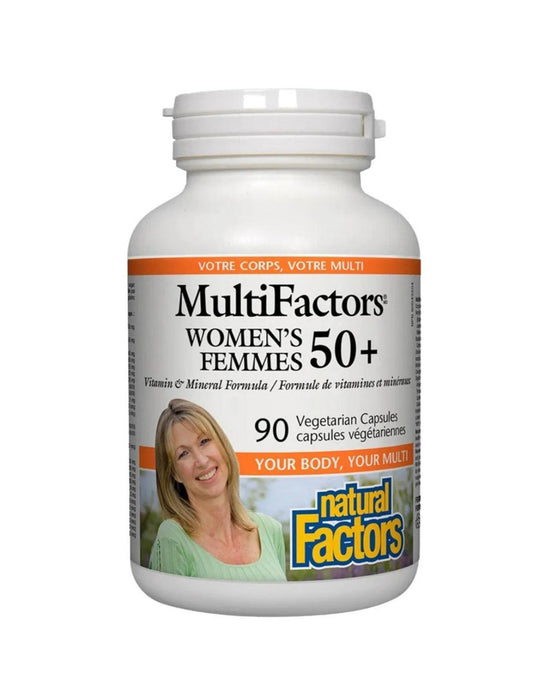 Natural Factors Multi Factors Women's 50+ 90 Veggie Caps