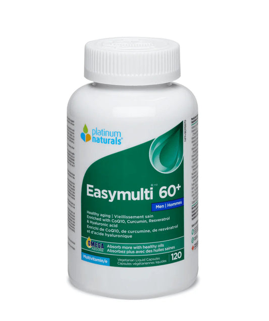 Platinum Naturals Easymulti 60+ Men 120 Veggie Caps