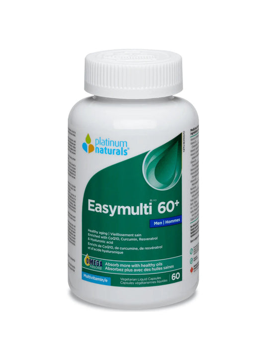 Platinum Naturals Easymulti 60+ Men 60 Veggie Caps