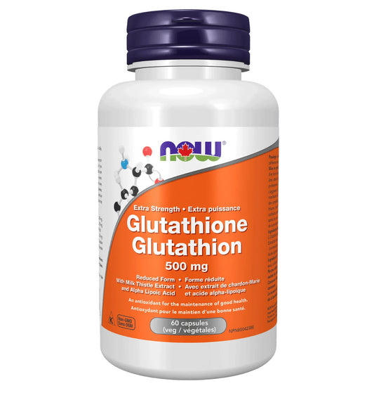 NOW Glutathione 500MG 60 Veggie Caps