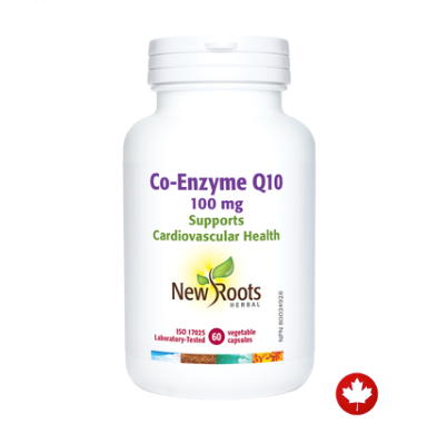 New Roots Co-Enzyme Q10 100mg 60 Veggie Caps